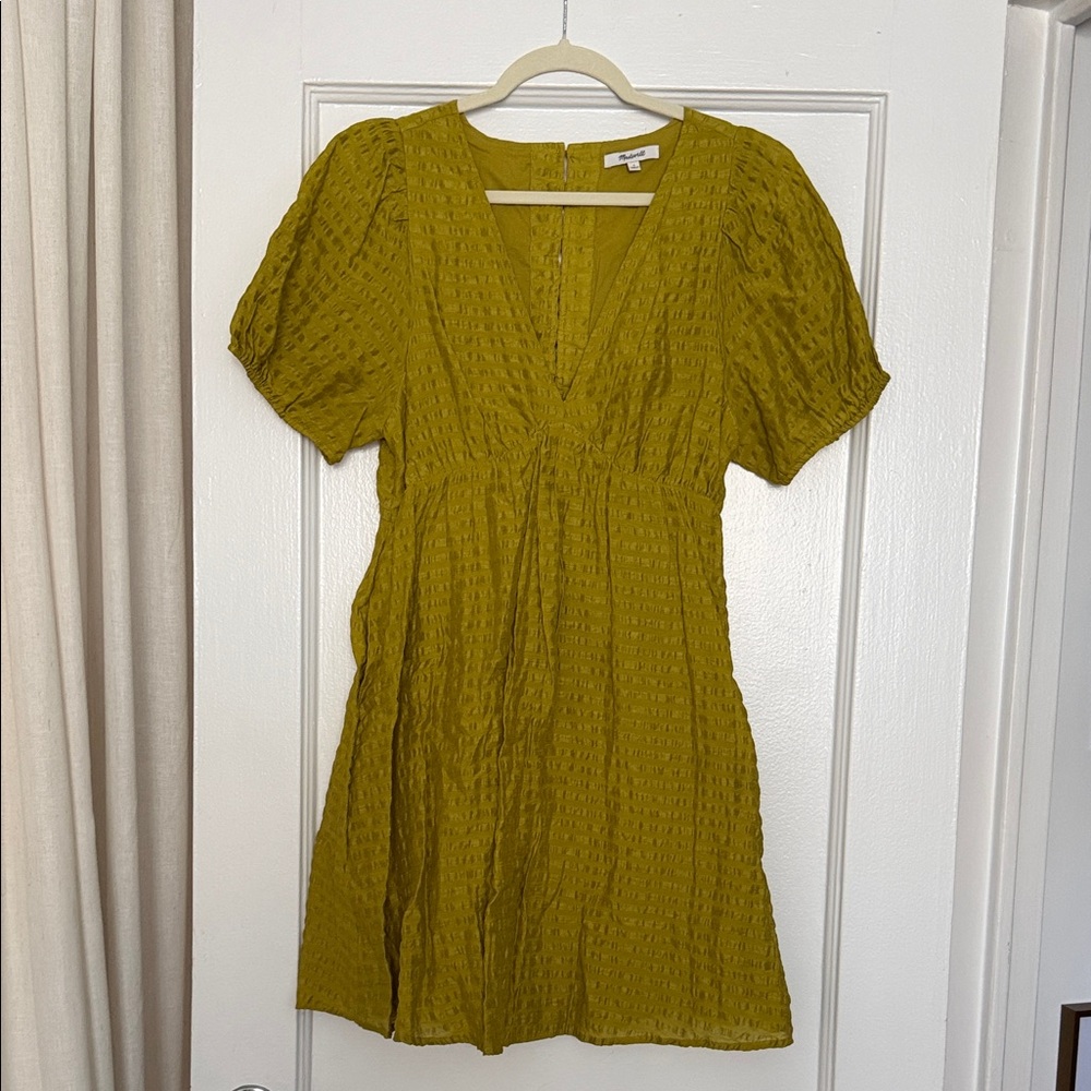 Chartreuse Madewell Dress